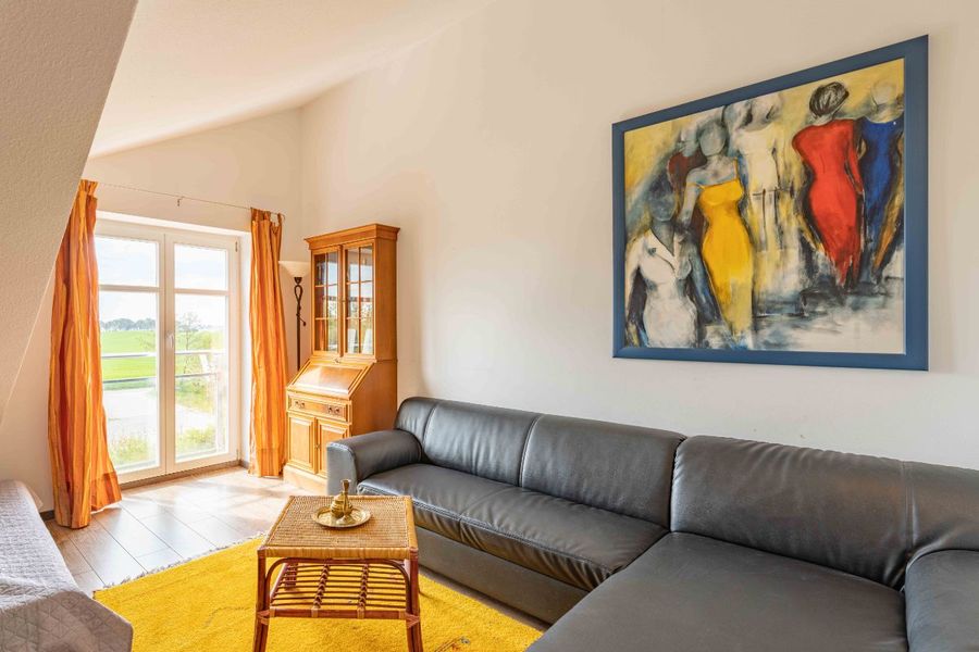 Schlafzimmer mit Balkon