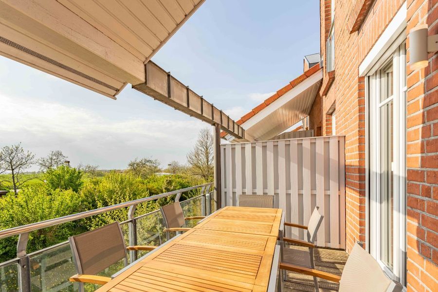 Ausblick vom Balkon
